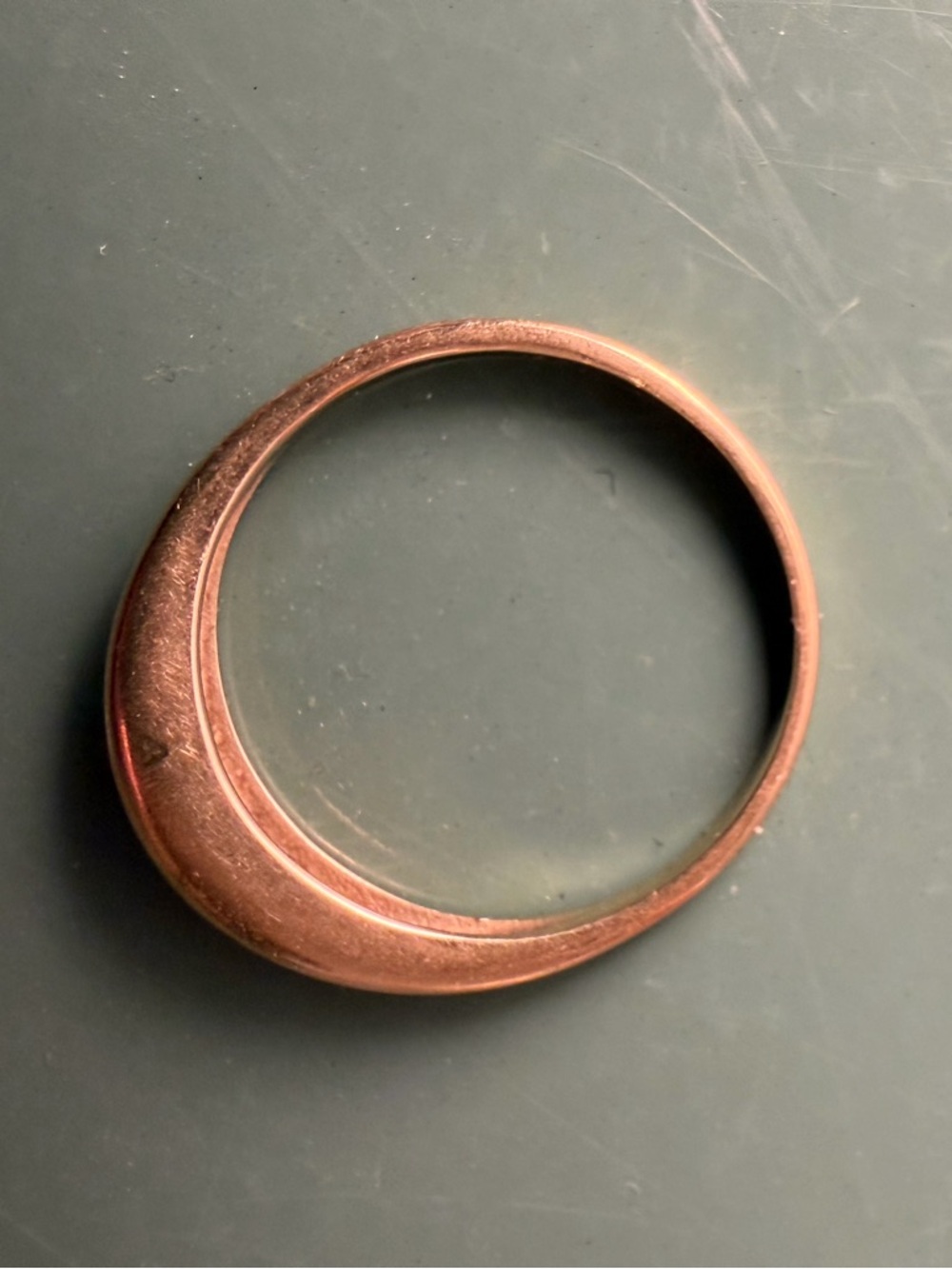 Aurate 14K Gold Dome Luna Band